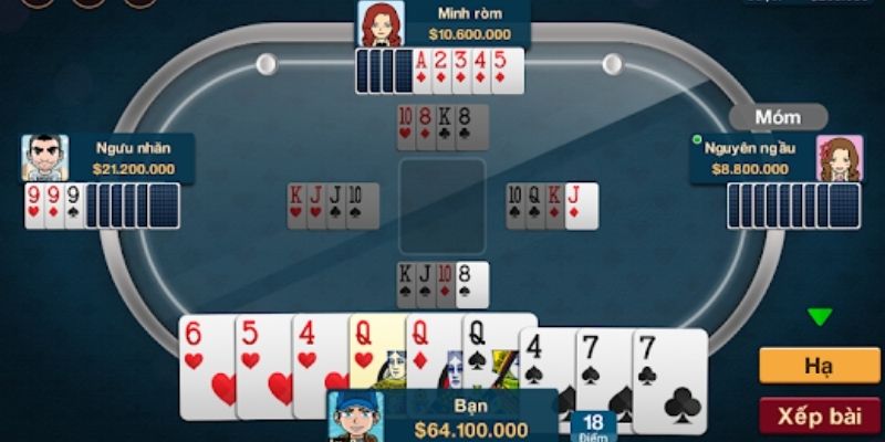 Cấu trúc ván game diễn ra tại PQ88