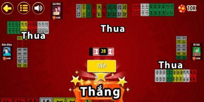 Hệ số nhân thưởng khác nhau theo từng loại thắng