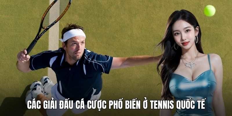Các giải đấu cá cược phổ biến ở tennis quốc tế