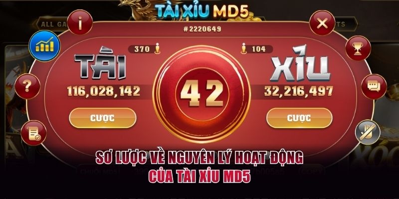 Sơ lược về nguyên lý hoạt động của tài xỉu MD5