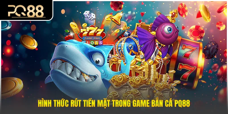 Hình thức rút tiền mặt trong game bắn cá PQ88