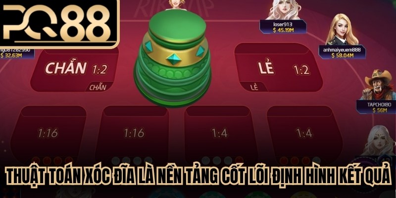 Thuật toán xóc đĩa là nền tảng cốt lõi định hình nên kết quả của mỗi phiên cược