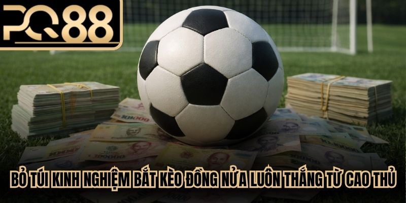 Bỏ túi kinh nghiệm bắt kèo đồng nửa luôn thắng từ cao thủ